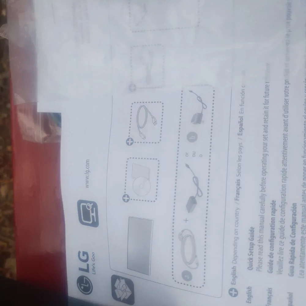 LG ULTRA GEAR Gaming Monitor Accessories Power Cables